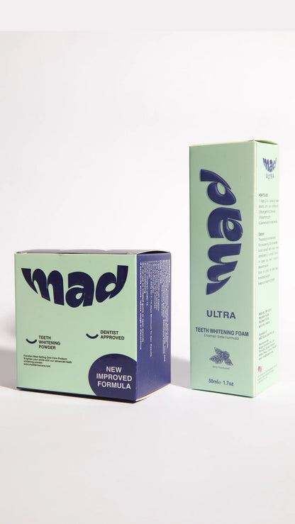 Pack of 2, Teeth WhiteningFoam and Powder Pack of 2 (HIGHLY RECOMMENDED)
