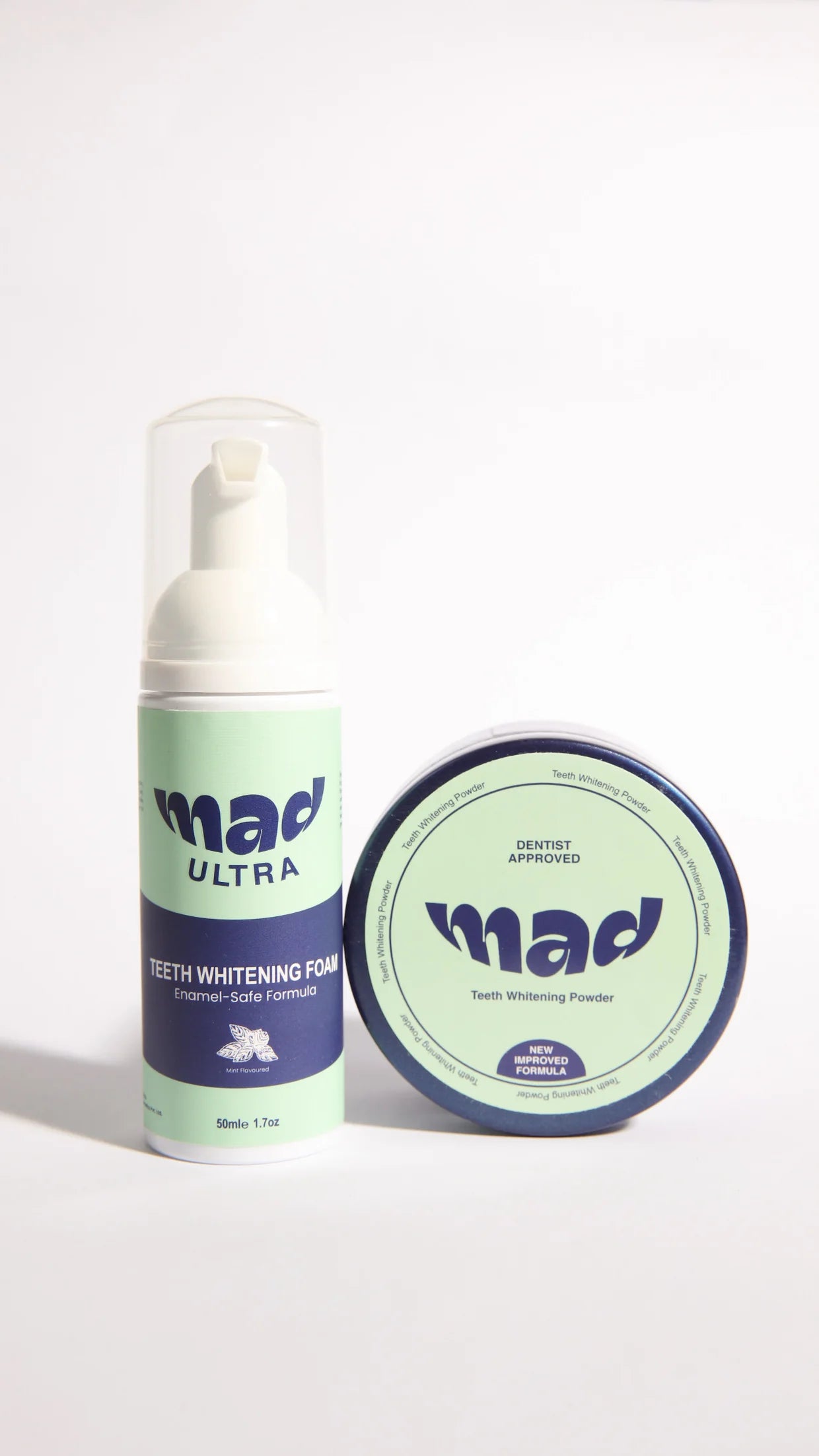 Teeth Whitening Foam + Teeth Whitening Powder (HIGHLY RECOMMENDED) 20% EXTRA DISCOUNT