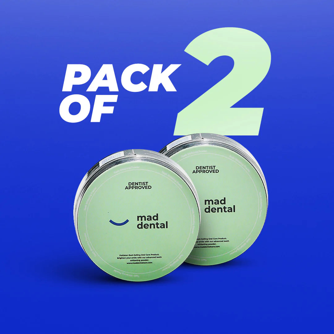 Pack of 2 , Teeth Whitening Powder (HIGHLY RECOMMENDED) 20% EXTRA DISCOUNT