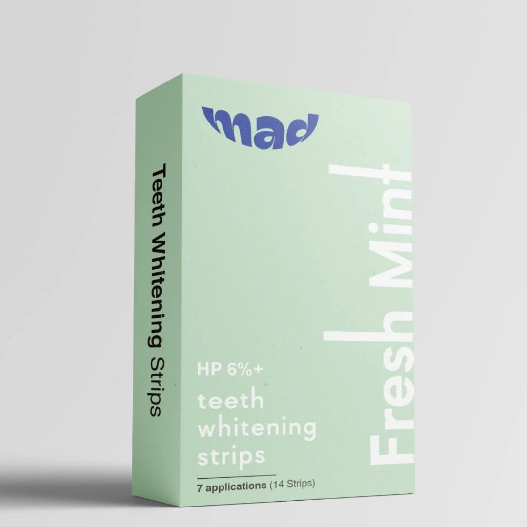 MAD Dental Pro White Strips + MAD Teeth Whitening Powder (HIGHLY RECOMMENDED) 20% EXTRA DISCOUNT