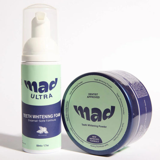 Teeth Whitening Foam + Teeth Whitening Powder (HIGHLY RECOMMENDED) 20% EXTRA DISCOUNT